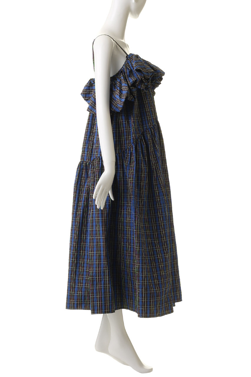 MAISON SPECIAL(メゾンスペシャル)｜Plaid Taffeta Voluminous Dress