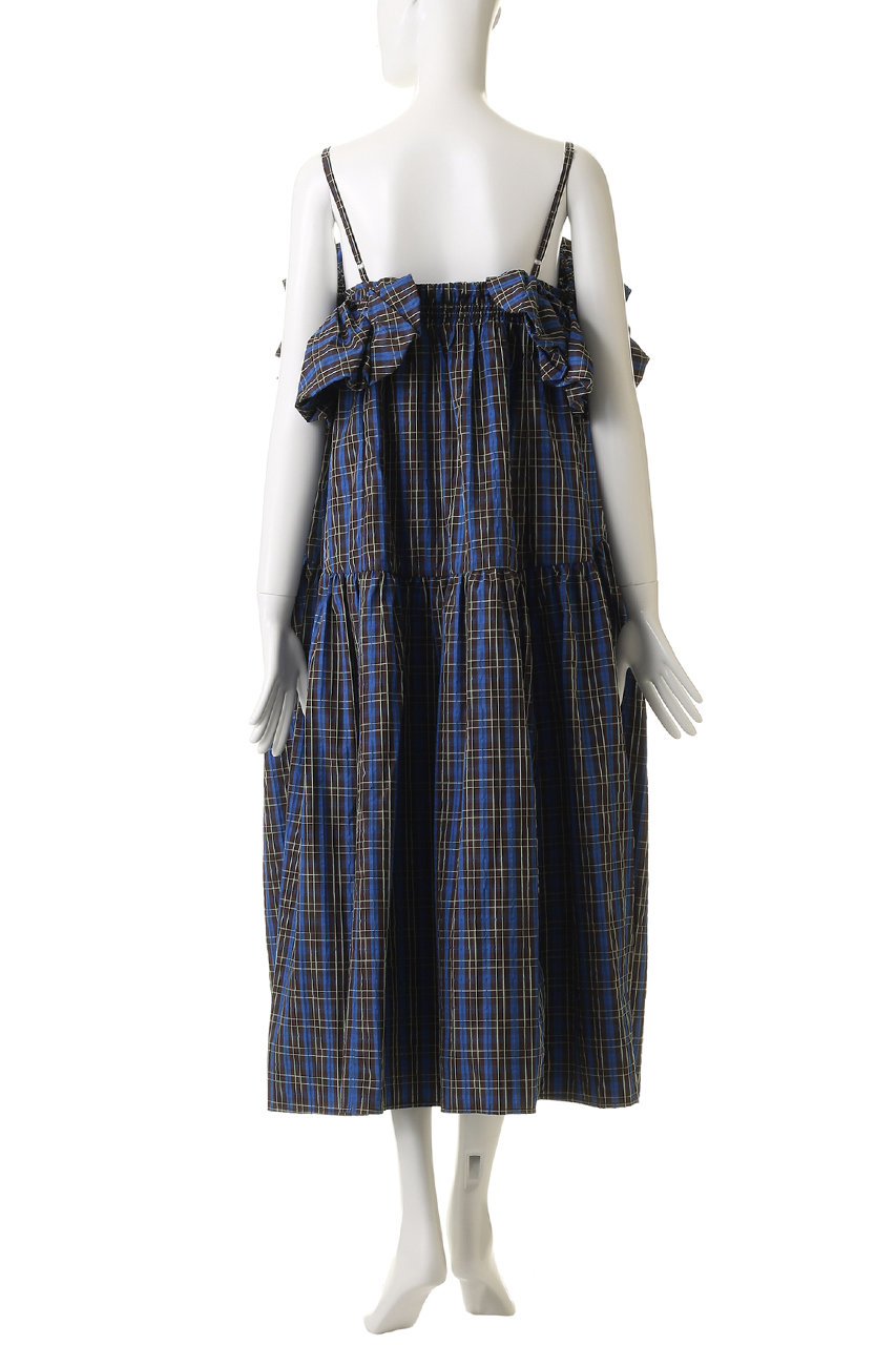 MAISON SPECIAL(メゾンスペシャル)｜Plaid Taffeta Voluminous Dress
