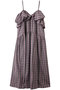 Plaid Taffeta Voluminous Dress/チェックタフタボリュームワンピース メゾンスペシャル/MAISON SPECIAL GRY(グレー)