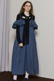 Plaid Taffeta Voluminous Dress/チェックタフタボリュームワンピース