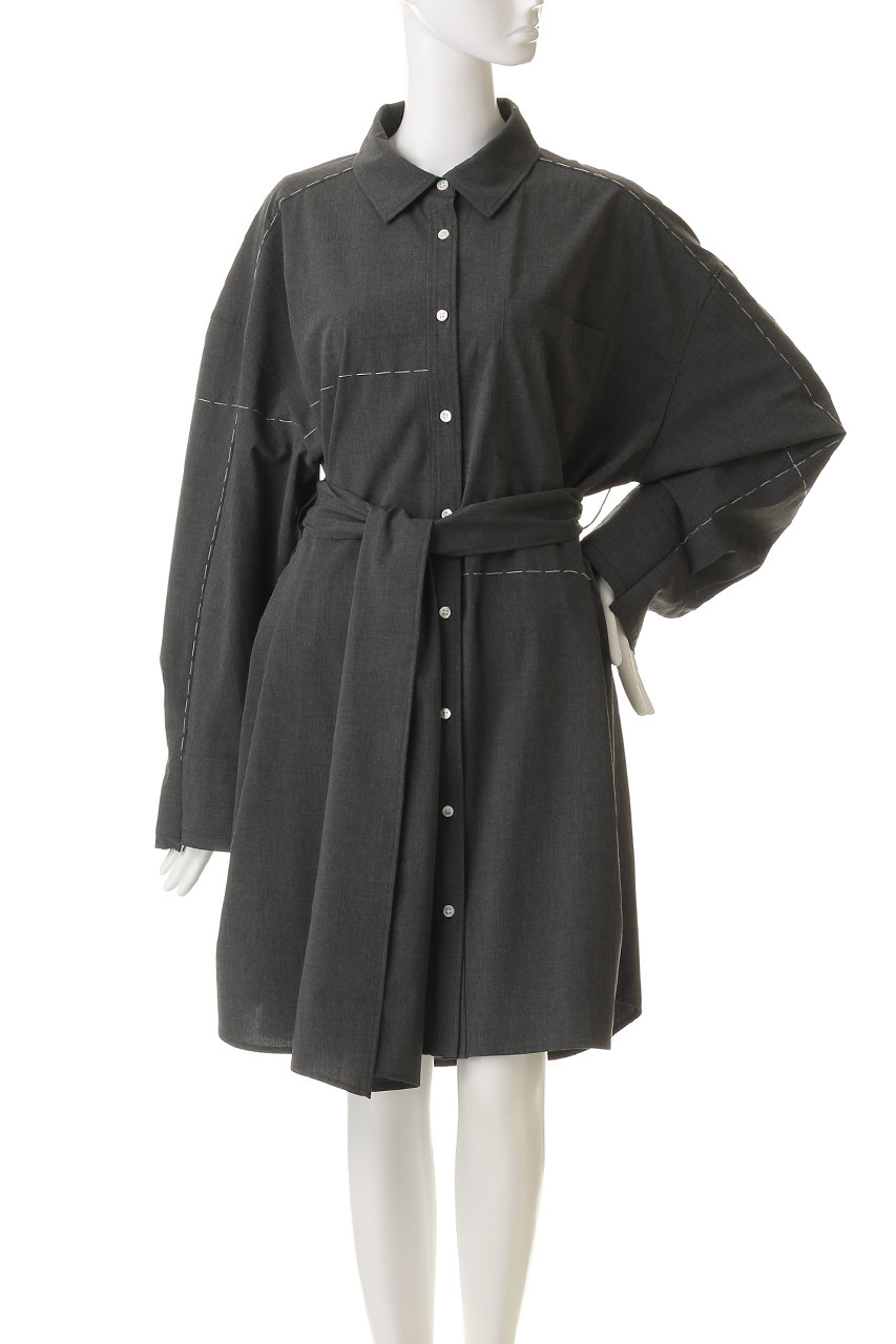 MAISON SPECIAL(メゾンスペシャル)｜Hand Stitch Shirt Dress/ハンド