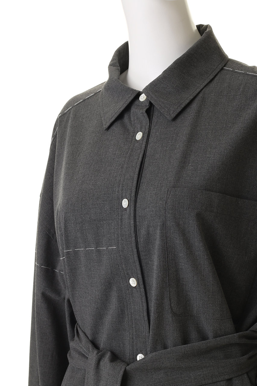 MAISON SPECIAL(メゾンスペシャル)｜Hand Stitch Shirt Dress/ハンド
