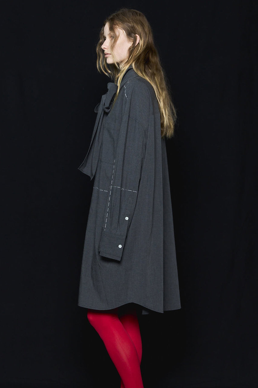 MAISON SPECIAL(メゾンスペシャル)｜Hand Stitch Shirt Dress/ハンド
