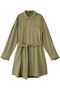 Hand Stitch Shirt Dress/ハンドステッチシャツワンピース メゾンスペシャル/MAISON SPECIAL KHK(カーキ)