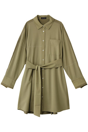 メゾンスペシャル/MAISON SPECIALのHand Stitch Shirt Dress/ハンドステッチシャツワンピース(110500/110503)