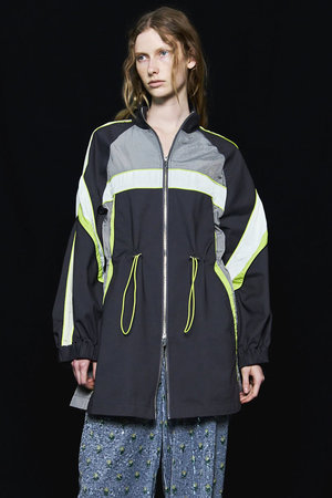 メゾンスペシャル/MAISON SPECIALのTrack Jersey Mini Dress/トラックジャージミニワンピース(110500/110501)