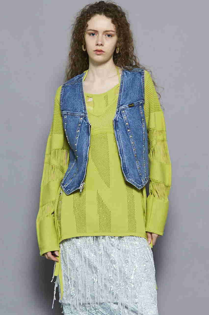 Wrangler×MAISON SPECIAL コラボ　デニムビスチェ Wrangler×MAISON SPECIAL】Collaboration Denim Bustier