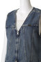 【Wrangler×MAISON SPECIAL】Collaboration Mud Denim Vest/ラングラーコラボレーションマッドデニムベスト メゾンスペシャル/MAISON SPECIAL