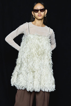 メゾンスペシャル/MAISON SPECIALの【予約販売】Feather Tunic/フェザーチュニック(110500/110505)