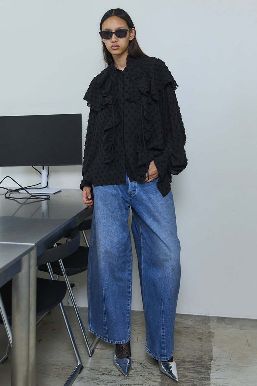 MAISON SPECIAL(メゾンスペシャル)｜2way Ruffled Frilled Blouse/2WAY