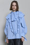 2way Ruffled Frilled Blouse/2WAYラッフルフリルブラウス メゾンスペシャル/MAISON SPECIAL