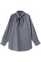 Oversized Shirt With Babushka/バブーシュカ付きオーバーサイズシャツ メゾンスペシャル/MAISON SPECIAL BLU(ブルー)