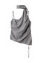 Drape Asymmetry Tie Bustier/ドレープアシメタイビスチェ メゾンスペシャル/MAISON SPECIAL GRY(グレー)
