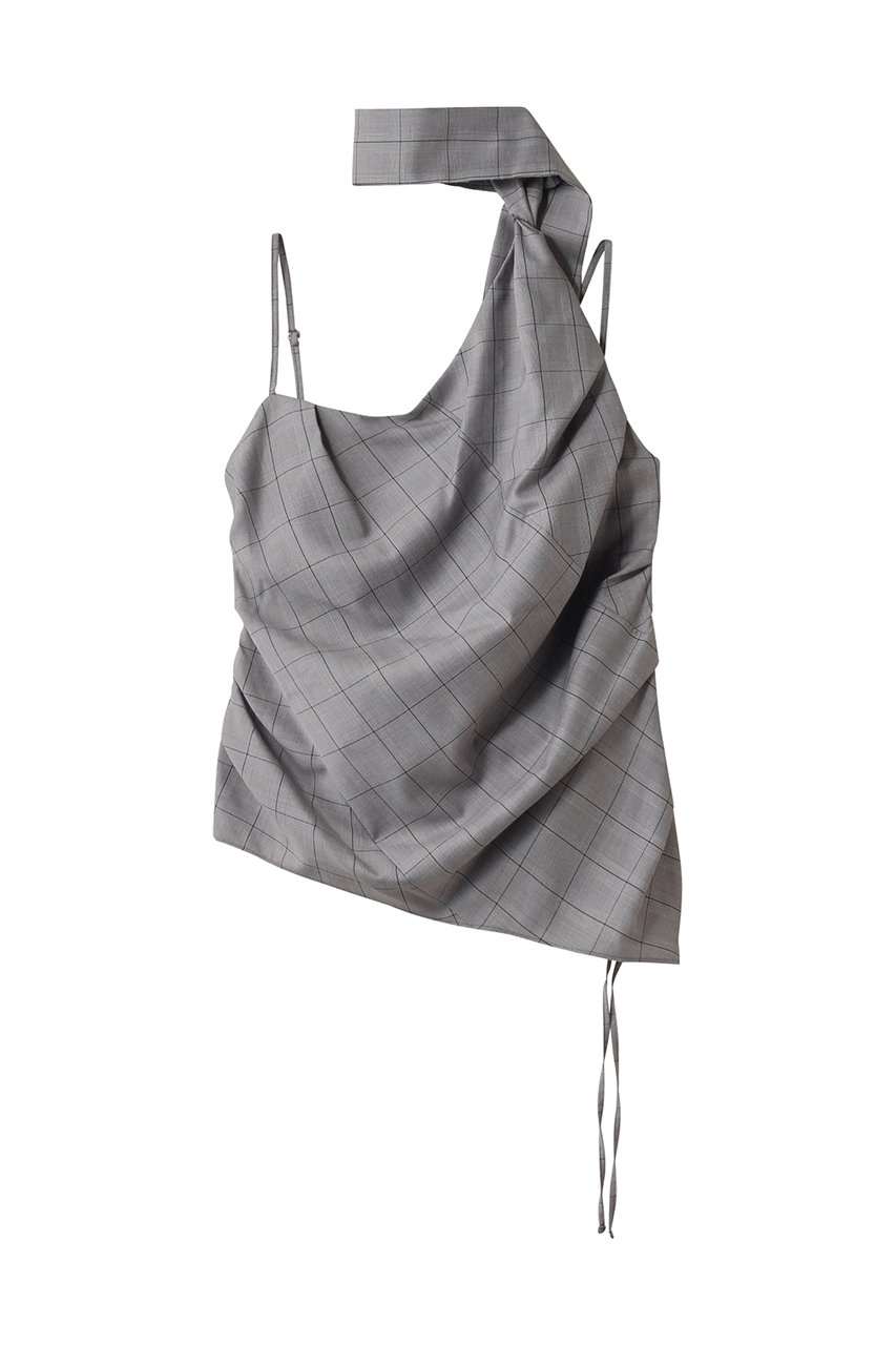 MAISON SPECIAL Drape Asymmetry Tie Bustier/ドレープアシメタイビスチェ (GRY(グレー), FREE) メゾンスペシャル ELLE SHOP MAISON SPECIAL Drape Asymmetry Tie Bustier/ドレープアシメタイビスチェ (GRY(グレー), FREE) メゾンスペシャル ELLE SHOP
