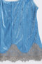Hem Lace Velvet Tank Top/ヘムレースベロアタンクトップ メゾンスペシャル/MAISON SPECIAL