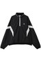 RUSH Logo Nylon Sporty Tops/RUSHロゴナイロンスポーティートップス メゾンスペシャル/MAISON SPECIAL BLK(ブラック)