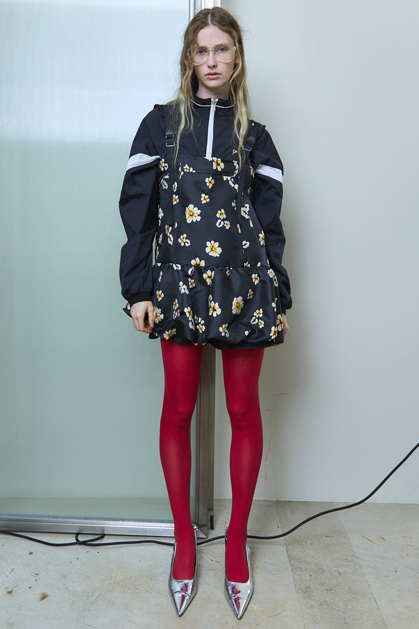 MAISON SPECIAL(メゾンスペシャル)｜RUSH Logo Nylon Sporty Tops/RUSH