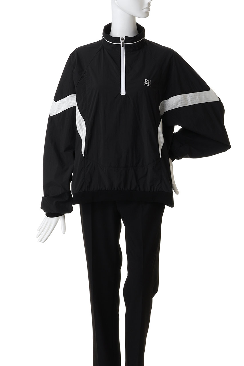 MAISON SPECIAL(メゾンスペシャル)｜RUSH Logo Nylon Sporty Tops/RUSH