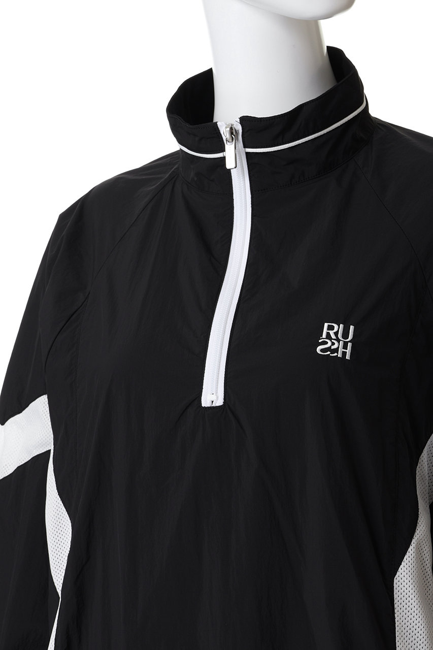 MAISON SPECIAL(メゾンスペシャル)｜RUSH Logo Nylon Sporty Tops/RUSH 