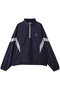 RUSH Logo Nylon Sporty Tops/RUSHロゴナイロンスポーティートップス メゾンスペシャル/MAISON SPECIAL NVY(ネイビー)