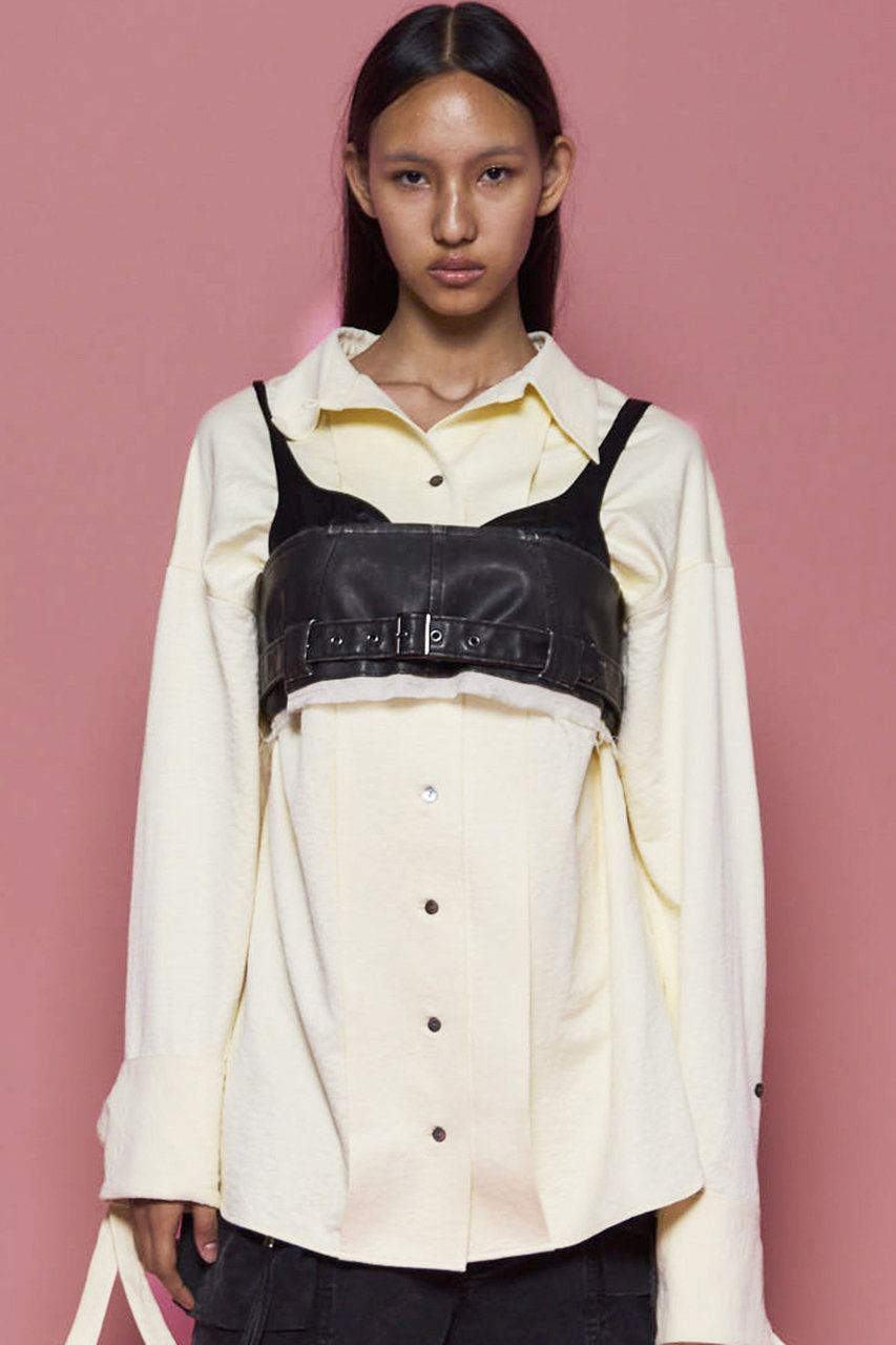 オフショル　シアー　ビスチェ MAISON SPECIAL MAISON SPECIAL（メゾンスペシャル）の「Tulle Off Shoulder