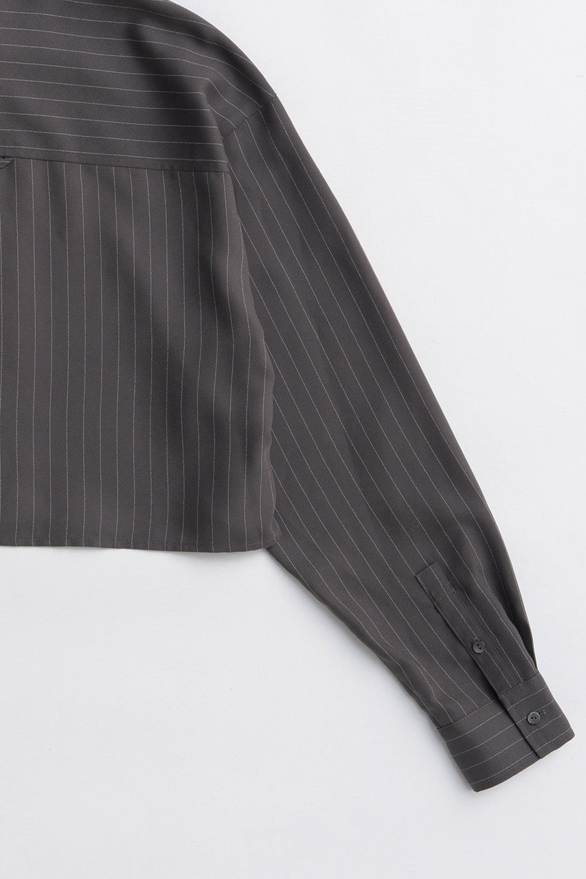 MAISON SPECIAL(メゾンスペシャル)｜Tuck Stripe Short Shirt/タック