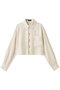 Tuck Stripe Short Shirt/タックストライプショートシャツ メゾンスペシャル/MAISON SPECIAL WHT(ホワイト)