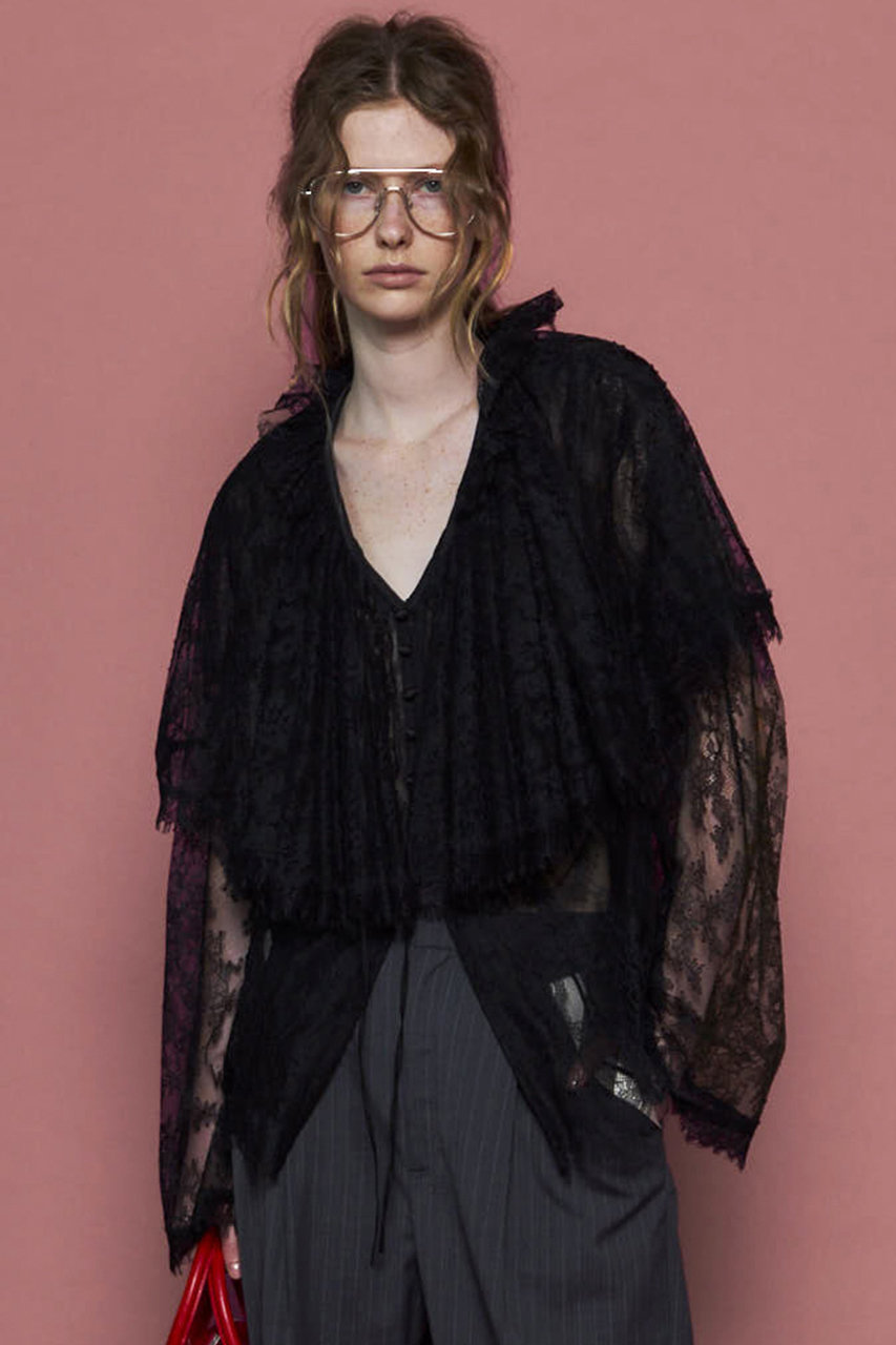 MAISON SPECIAL(メゾンスペシャル)｜Lace Cape Blouse/レース