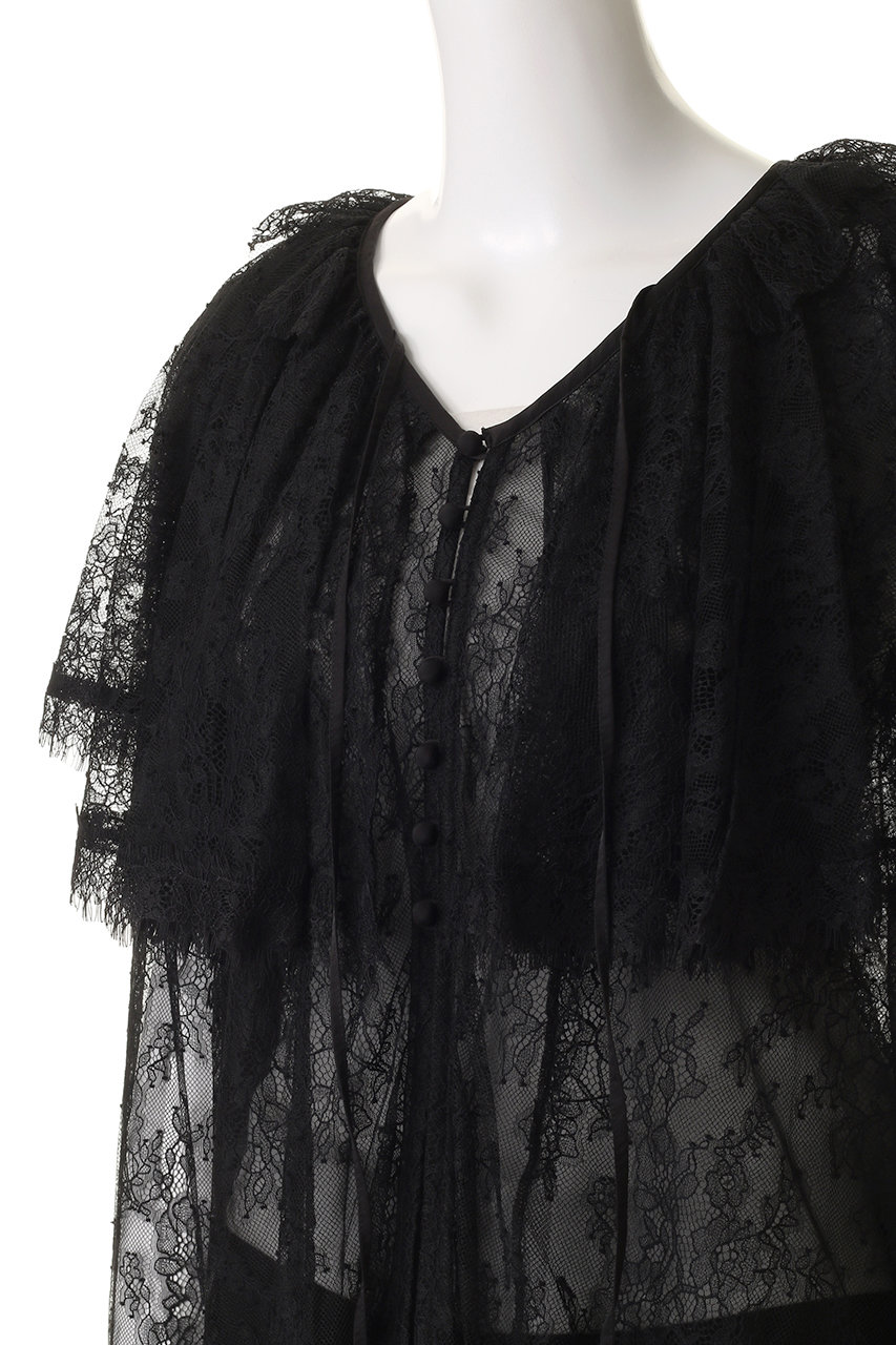 MAISON SPECIAL(メゾンスペシャル)｜Lace Cape Blouse/レース