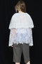 Lace Cape Blouse/レースケープブラウス メゾンスペシャル/MAISON SPECIAL
