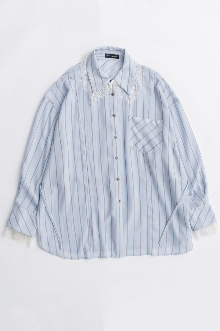 「MAISON SPECIAL」 半袖シャツ FREE ホワイト レディース MAISON SPECIAL 「MAISON SPECIAL」 半袖Tシャツ FREE ホワイト