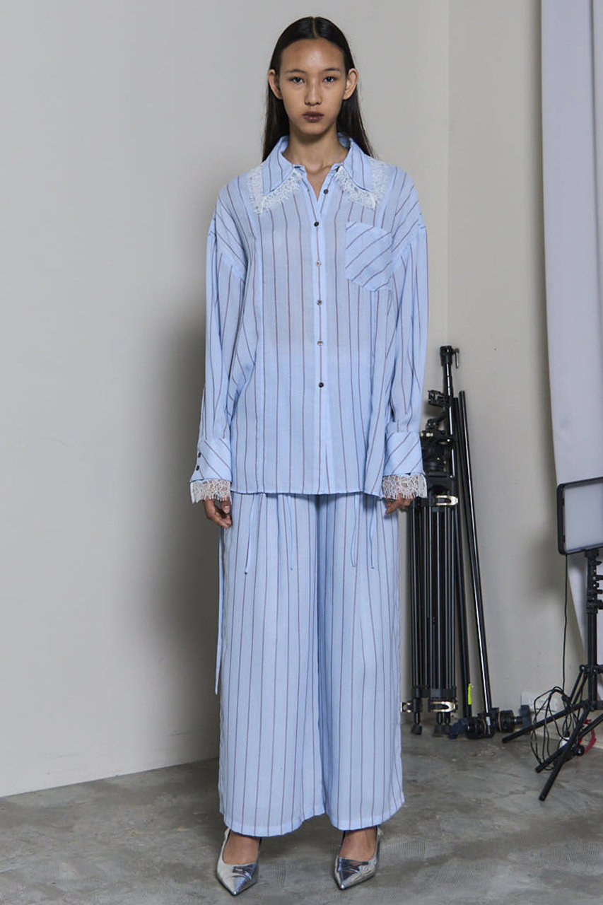 MAISON SPECIAL(メゾンスペシャル)｜2way Attachment Lace Shirt/2WAY