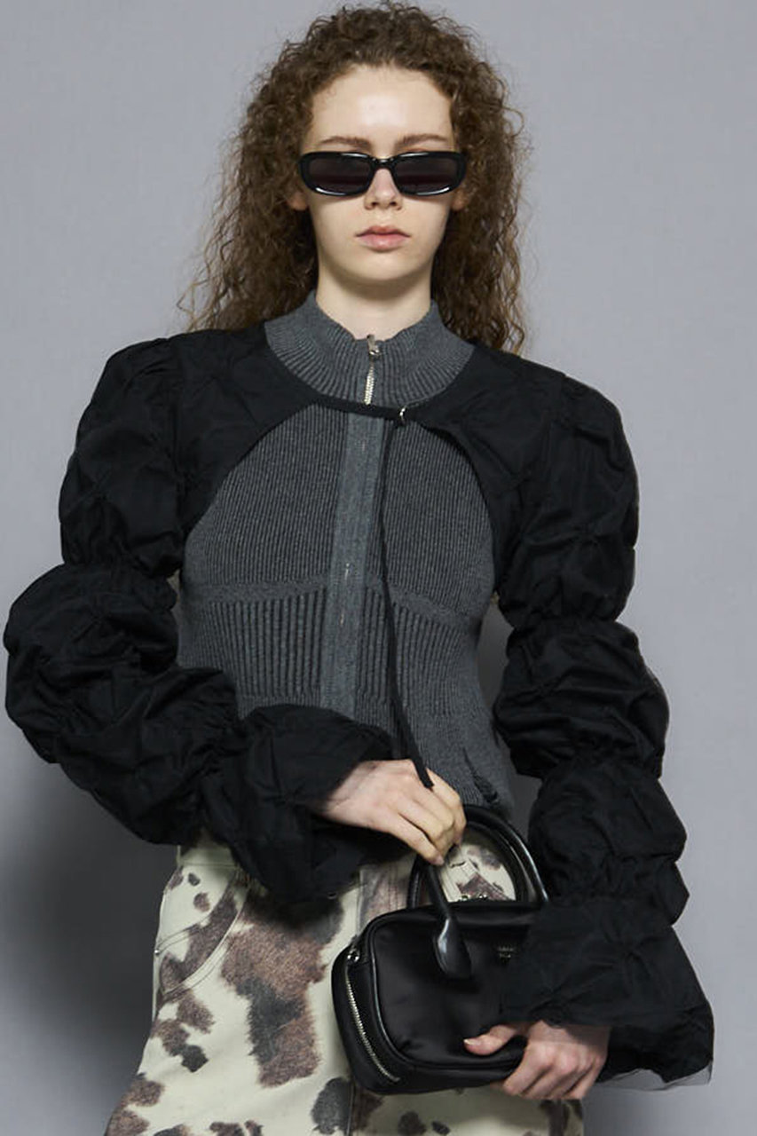MAISON SPECIAL(メゾンスペシャル)｜Tulle Layered Shirring