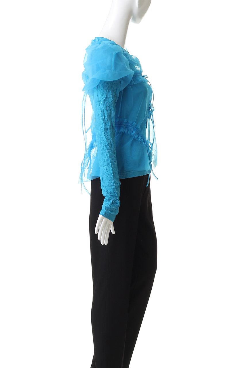 MAISON SPECIAL(メゾンスペシャル)｜Shirring Mini Puff Sleeve Tops