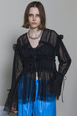 MAISON SPECIAL(メゾンスペシャル)｜2way Ruffle Gathers Tulle Tops