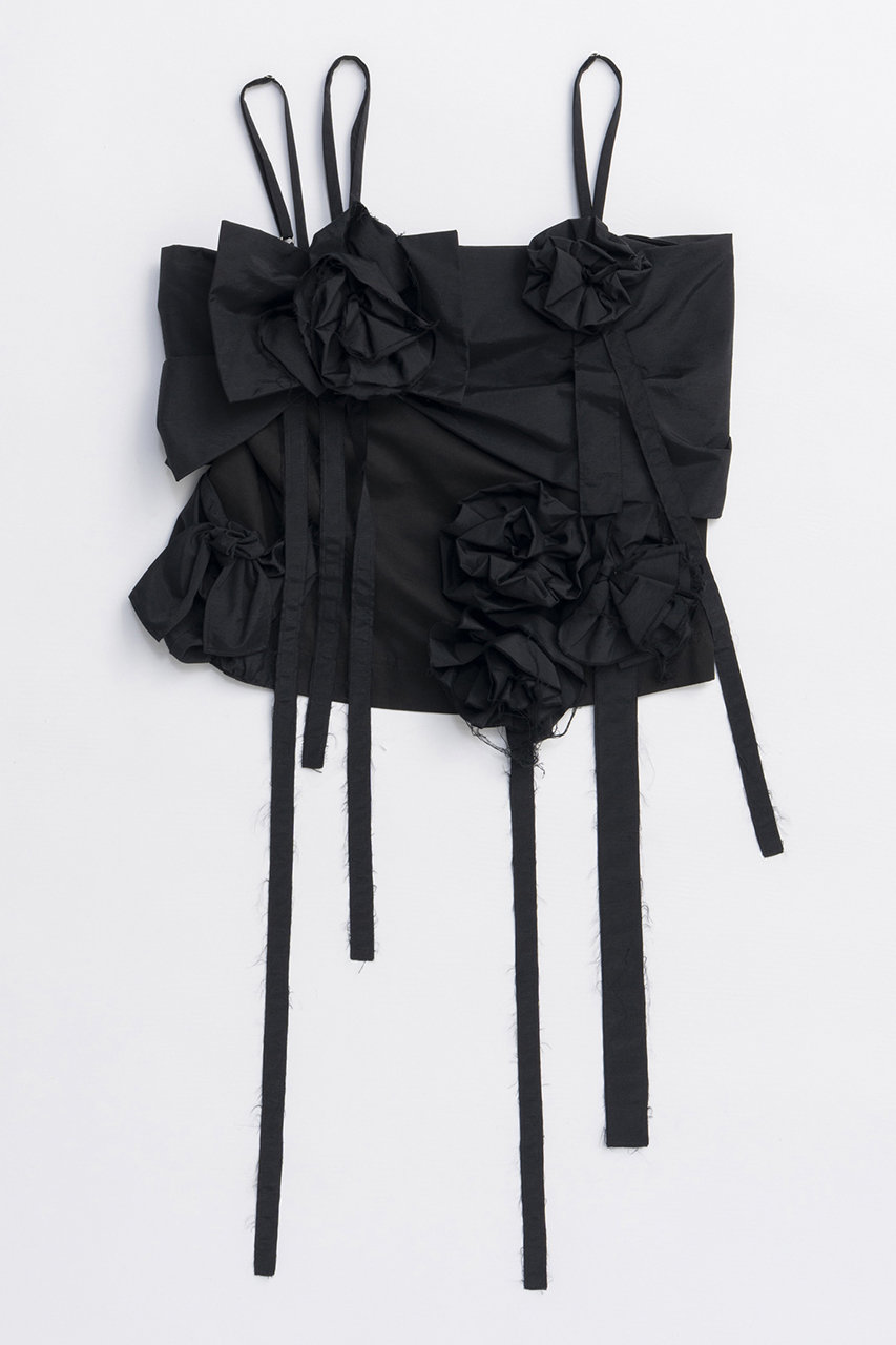 MAISON SPECIAL Motif Ribbon Bustier/モチーフリボンビスチェ (BLK(ブラック), FREE) メゾンスペシャル ELLE SHOP MAISON SPECIAL Motif Ribbon Bustier/モチーフリボンビスチェ (BLK(ブラック), FREE) メゾンスペシャル ELLE SHOP