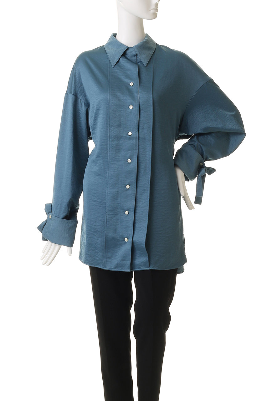 MAISON SPECIAL(メゾンスペシャル)｜2way Satin Oversized Shirt/2WAY