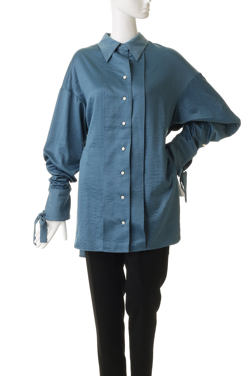 MAISON SPECIAL(メゾンスペシャル)｜2way Satin Oversized Shirt/2WAY