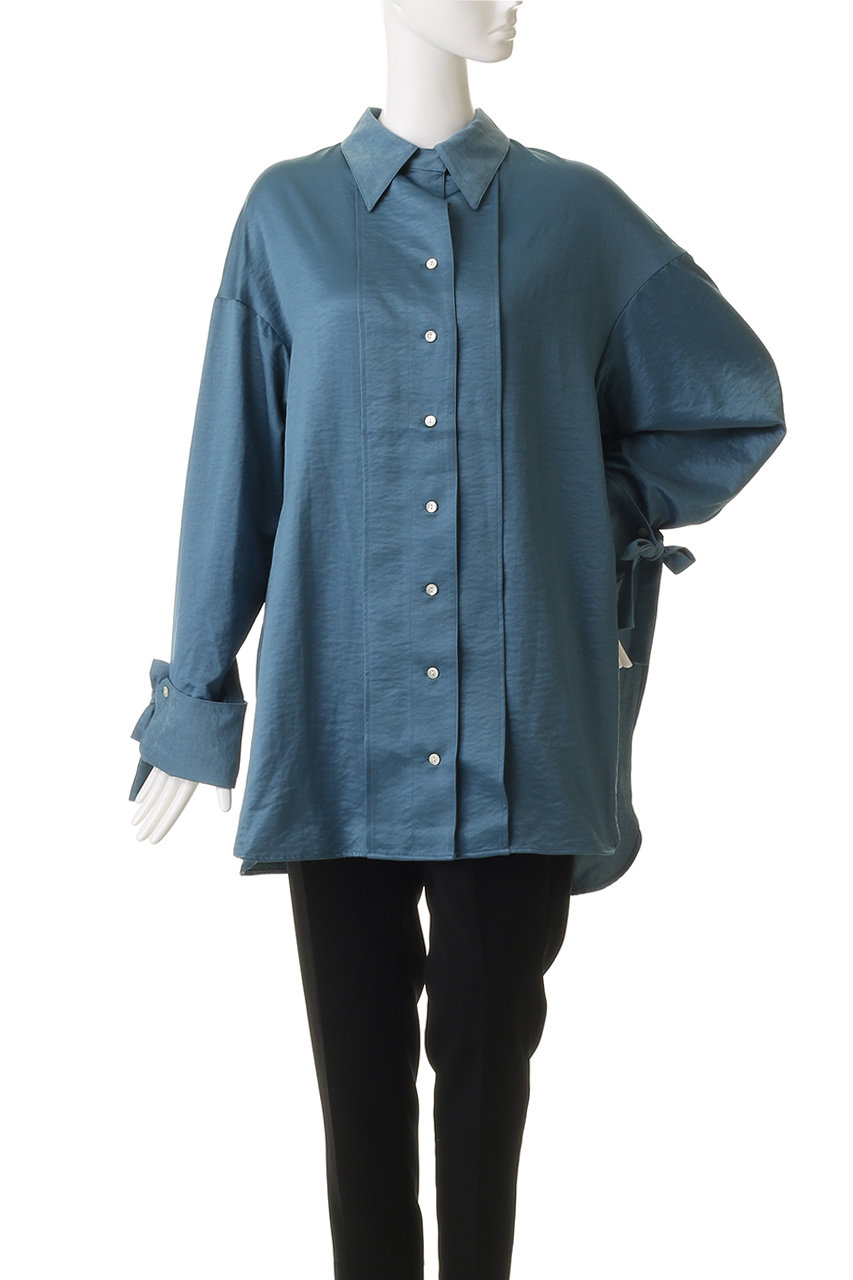 MAISON SPECIAL(メゾンスペシャル)｜2way Satin Oversized Shirt/2WAY
