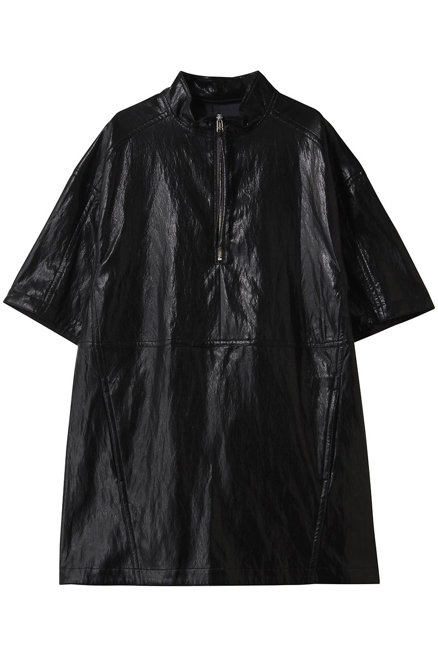 MAISON SPECIAL Leather Half Sleeve Tops/レザーハーフスリーブトップス (BLK(ブラック), FREE) メゾンスペシャル ELLE SHOP MAISON SPECIAL Leather Half Sleeve Tops/レザーハーフスリーブトップス (BLK(ブラック), FREE) メゾンスペシャル ELLE SHOP