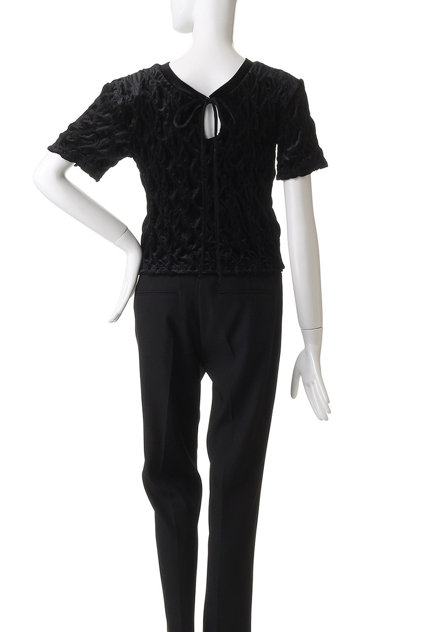 MAISON SPECIAL(メゾンスペシャル)｜Velor Shirring Tops/ベロア