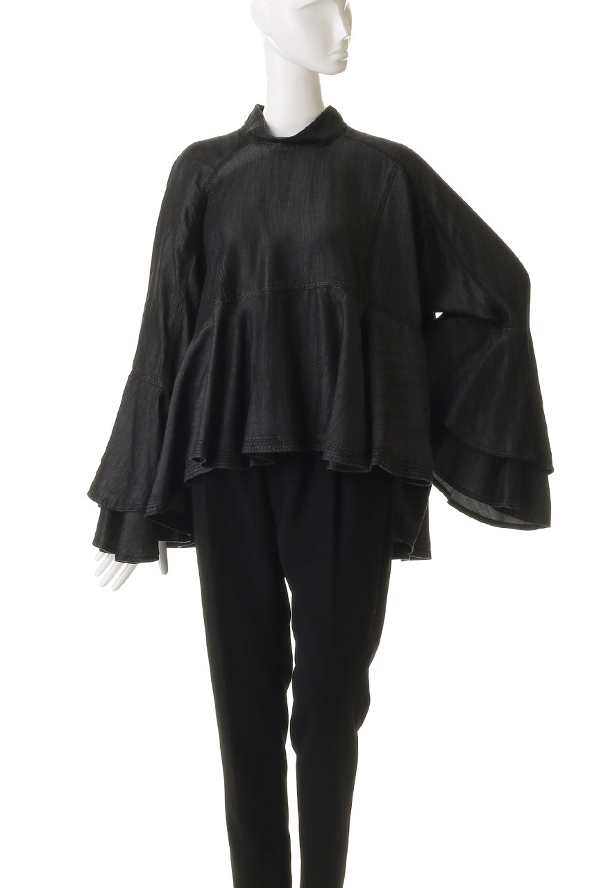 MAISON SPECIAL(メゾンスペシャル)｜Denim Bowtie Blouse/デニム