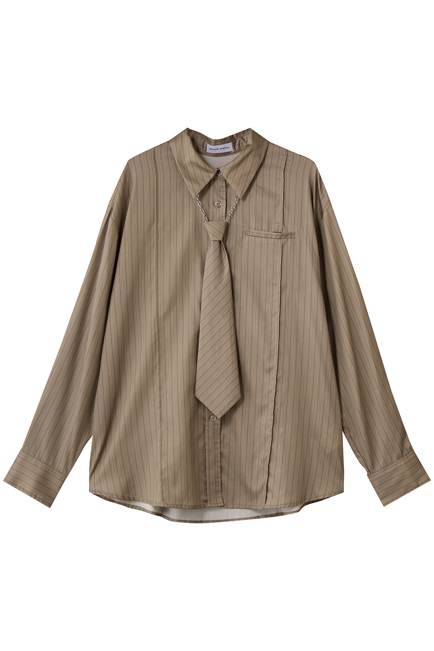MAISON SPECIAL(メゾンスペシャル)｜Chain Tie Shirt/チェーンネクタイ