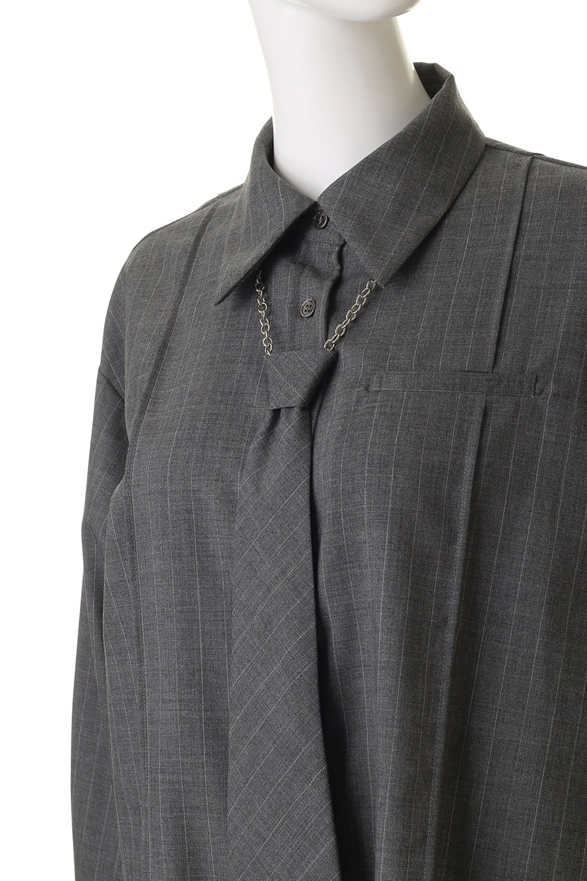 MAISON SPECIAL(メゾンスペシャル)｜Chain Tie Shirt/チェーンネクタイ