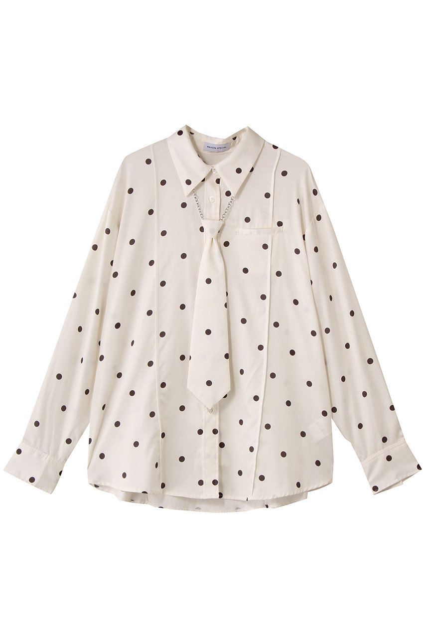 楽天ポイント還元】MAISON SPECIAL Chain Tie Shirt/チェーンネクタイ