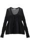 Sheer Peplum Cardigan/シアーペプラムカーディガン メゾンスペシャル/MAISON SPECIAL BLK(ブラック)