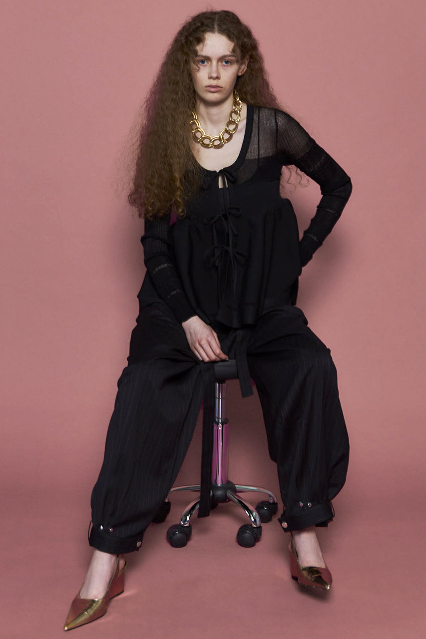 MAISON SPECIAL(メゾンスペシャル)｜Sheer Peplum Cardigan/シアー