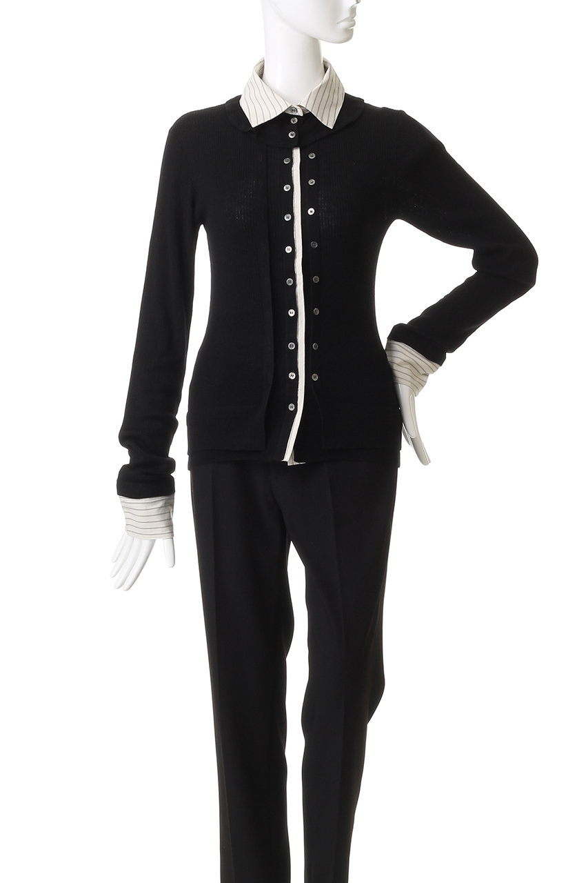 一度着！メゾンスペシャル　2WAYシャツニット 2way Shirt Knit Docking Tops/2WAYシャツニット（カーディガン/ボレロ