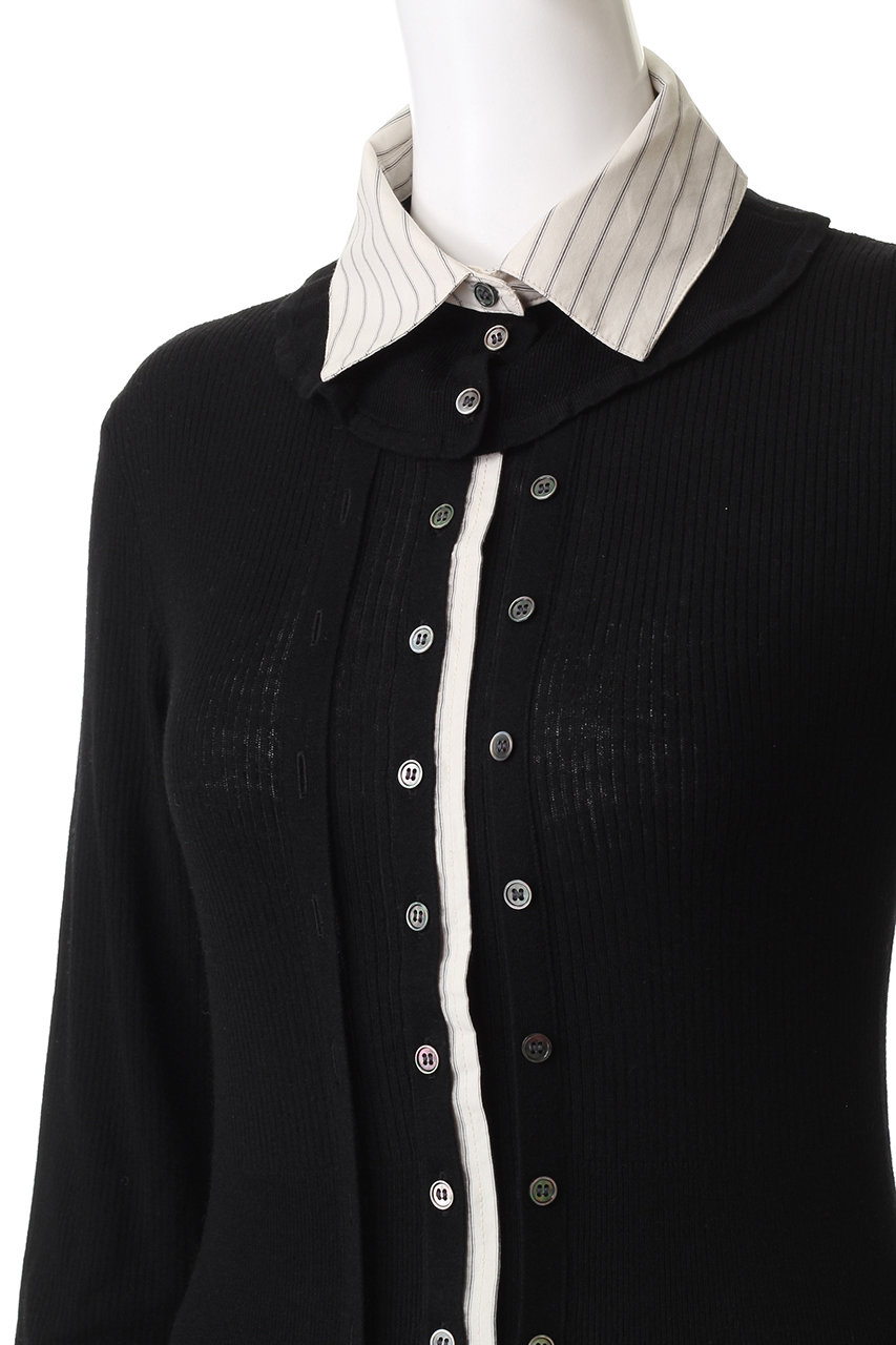 MAISON SPECIAL(メゾンスペシャル)｜2way Shirt Knit Docking Tops