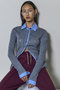 2way Shirt Knit Docking Tops/2WAYシャツニット メゾンスペシャル/MAISON SPECIAL
